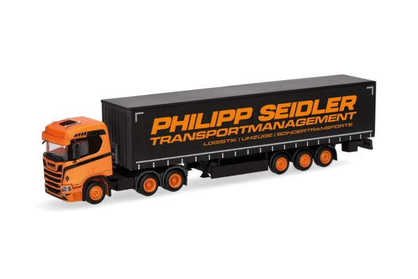 Scania CR 20 ND Gardinenplanen-Sattelzug