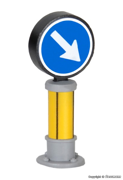 H0-Verkehrszeichen 222, LED-Beleuchtung