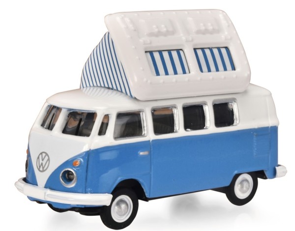 1:87-VW T1/2b Campingbus weiß/blau