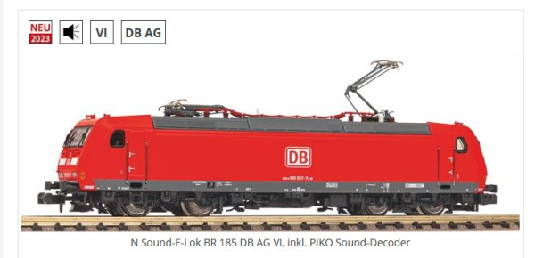 N-E-Lok mit Sound BR 185, DB AG, Ep.VI