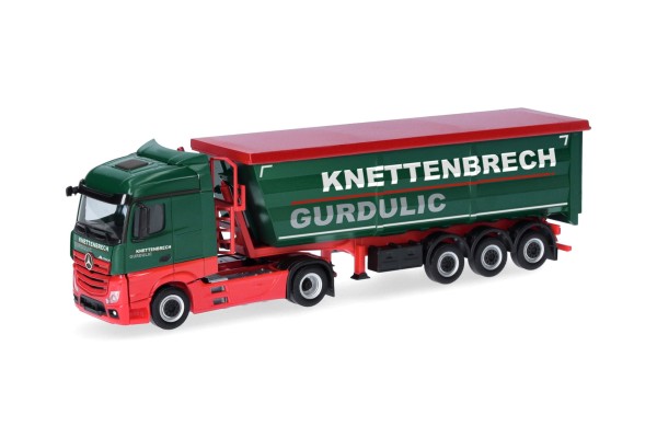 MB Actros Streamspace Stahlmulden-Sattel