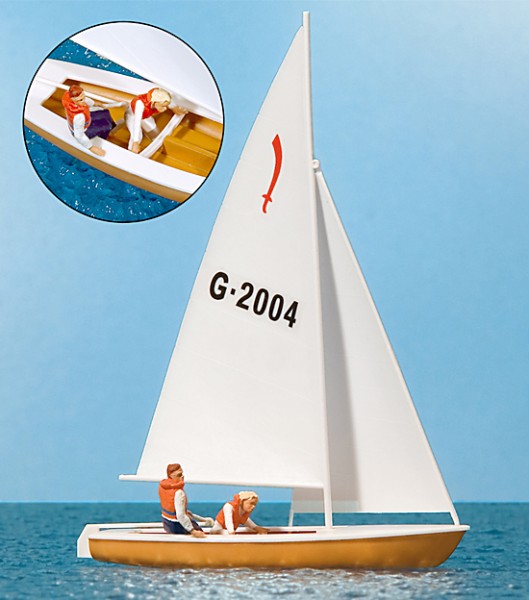Segler (4). Segelboot Korsar