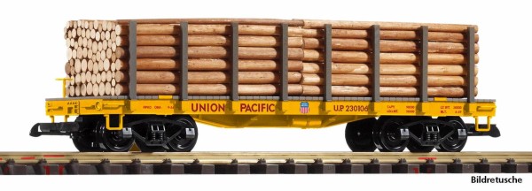 G-Rungenwagen UP mit Holzladung
