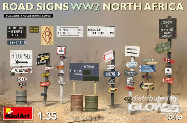 1:35-Road Signs WW2 (N.Africa)