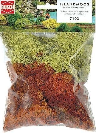 Islandmoos, gelb/braun, 35 g