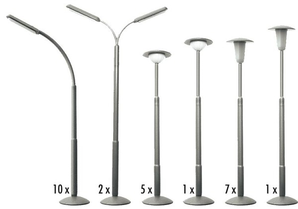 H0-Strassenlampen-Set