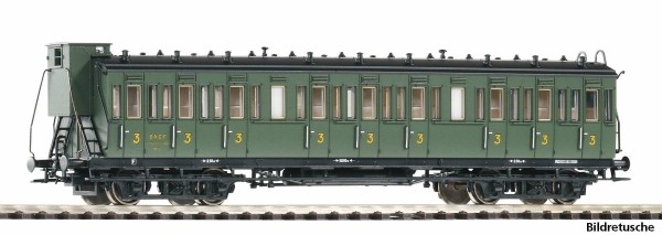 Abteilwagen 3.Kl. SNCF III m.Bremserhaus