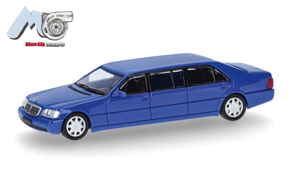 MB S600 Pullmann, blau