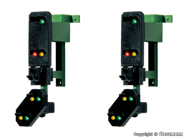 H0-2 Einfahrsignalköpfe mit Vorsignal