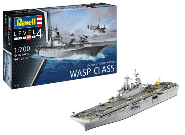 1:700-Assault Carrier USS WASP CLASS