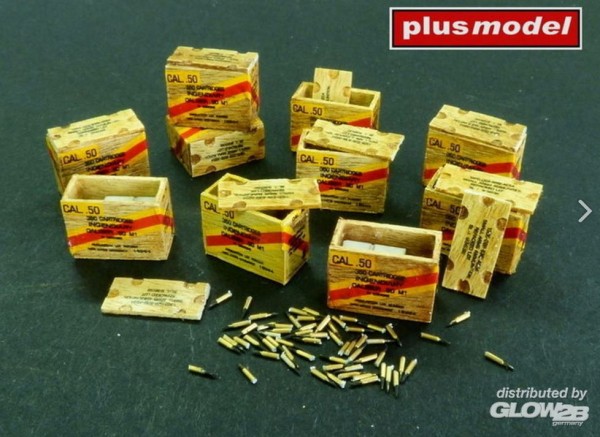 1:48-US ammunition boxes with cartons