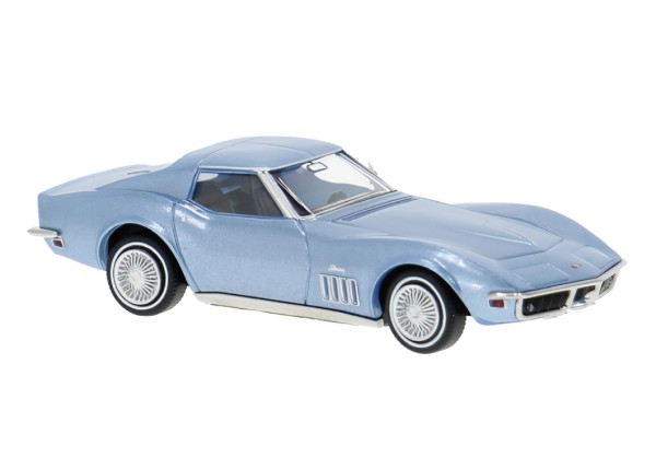Brekina, Chevrolet Corvette C3, blau