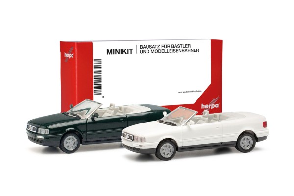 MiKi Audi Cabrio, mintgrün und alpinweiß