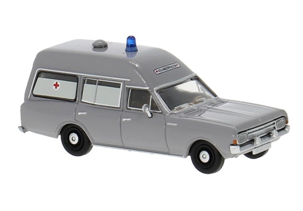Opel Rekord C KTW, neutral in grau 1968