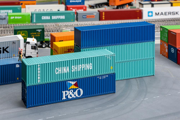 H0-40 Container, 5er-Set