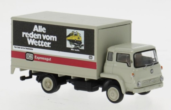 Bedford TK der DB mit Wetterwerbung