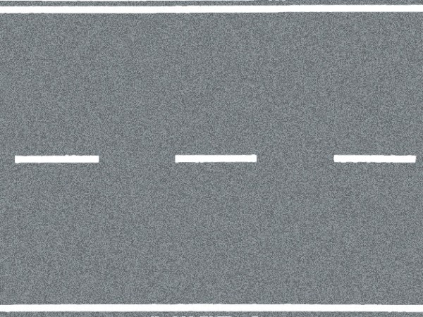H0-Bundesstraße grau, 100 x 8 cm