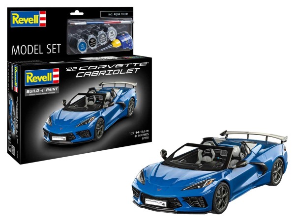 1:25-Model Set Corvette C8 Cabriol