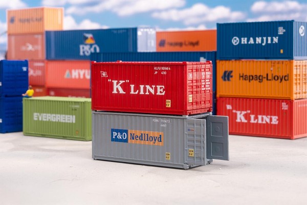 20 Container K-LINE und P&O