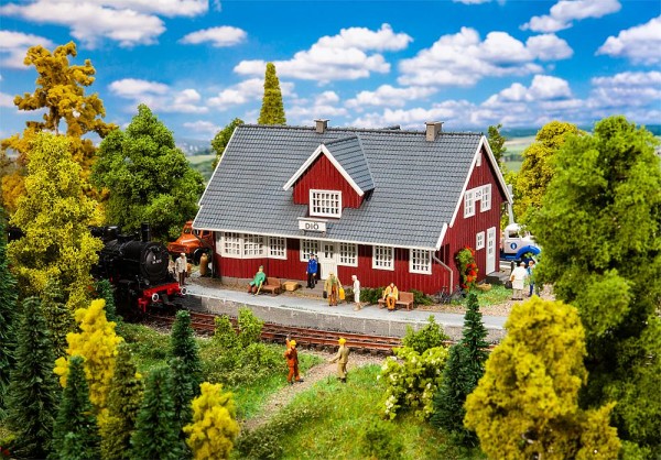 H0-Schwedischer Bahnhof