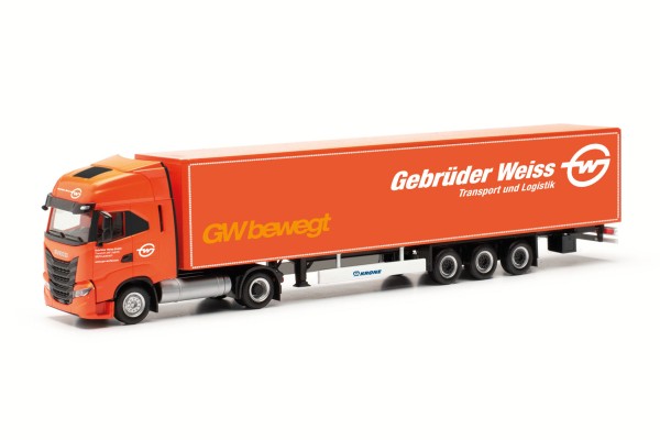 Iveco S-Way LNG Koffer-Sattelzug 15m
