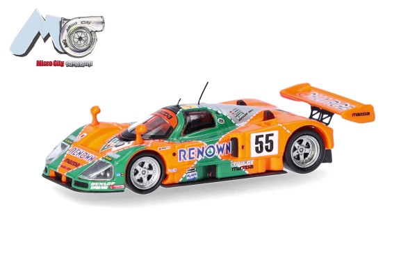 MicroCity: Mazda 787B 55, orange/grün