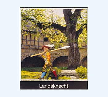 Landsknecht mit Hellebarde