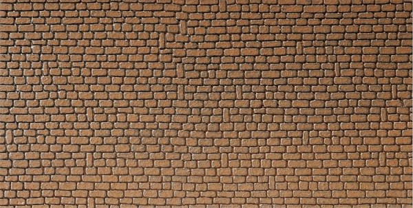 H0-Mauerplatte, Sandstein, 250 x 125 mm
