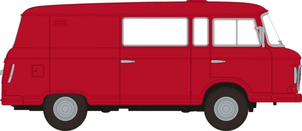 Barkas B 1000 Halbbus, rot, 1962