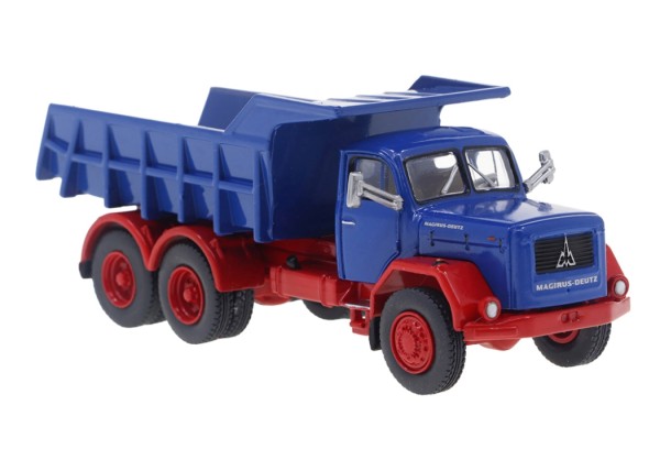 Magirus Kipper, blau/rot