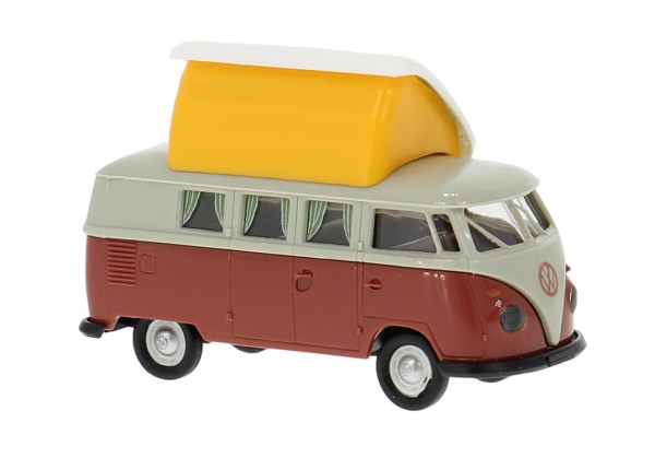 VW T1b Camper, grau/rot, 1960