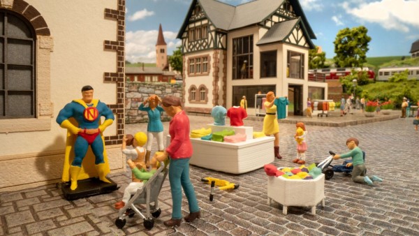 H0-Figuren-Themenwelt Spielwarengeschäft
