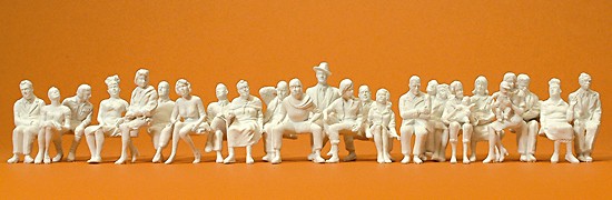 0-Sitzende Reisende, 24 Figuren