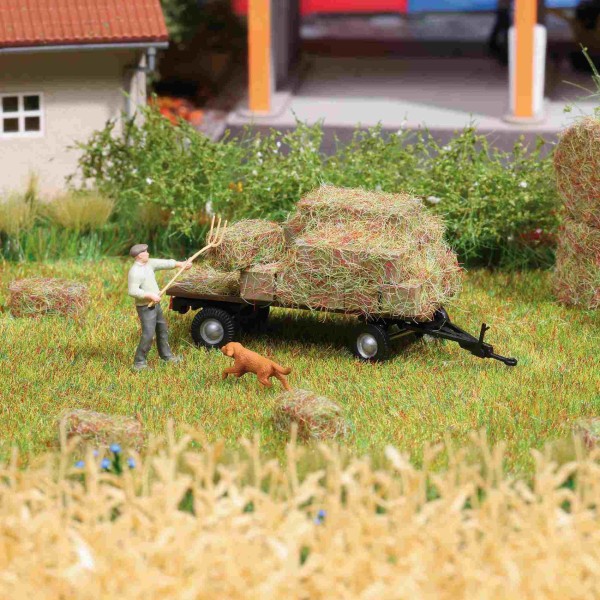 Heuwagen beladen