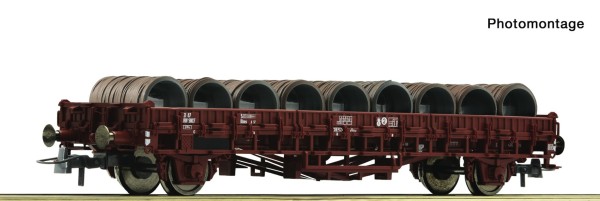 Flachwagen SNCF + Drahtrollen, Ep.IV