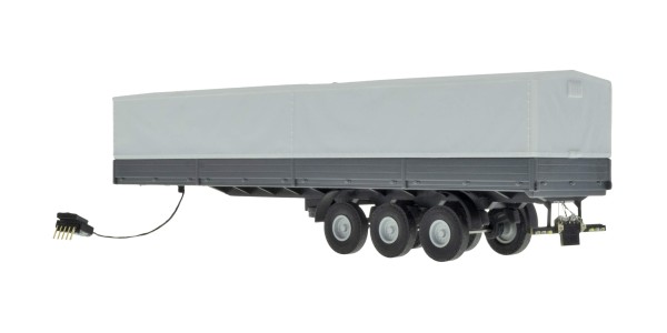 H0-3-achsig Planensattelauflieger