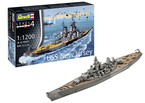1:1200-Battleship USS New Jersey