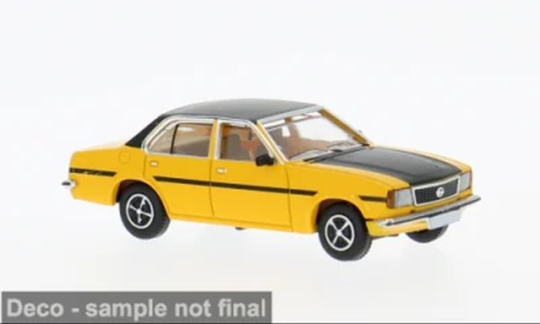 Opel Ascona B, dunkelgelb/schwarz, 1975