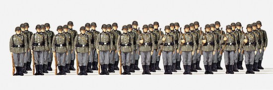 Infanterie angetreten. DR 1939-45