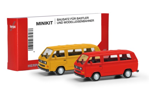 VW T3 Bus ginstergelb und feuerrot