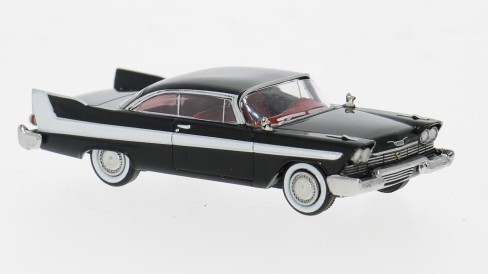 Plymouth Fury, schwarz/weiss, 1958