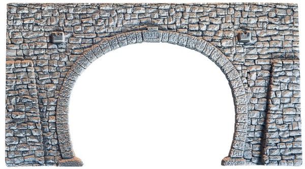 N-Tunnel-Portal, 2-gleisig, 16 x 9 cm