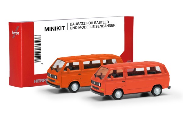 MiKi Volkswagen (VW) T3 Bus, leuchtrot