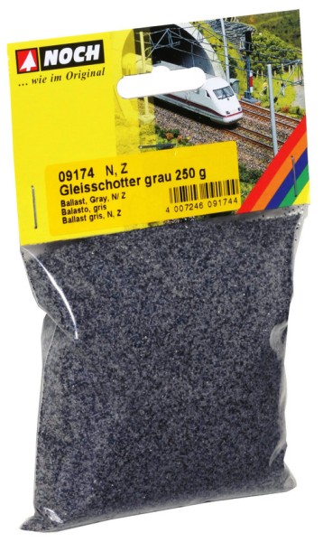 N-Z-Gleisschotter grau, 250 g Beutel
