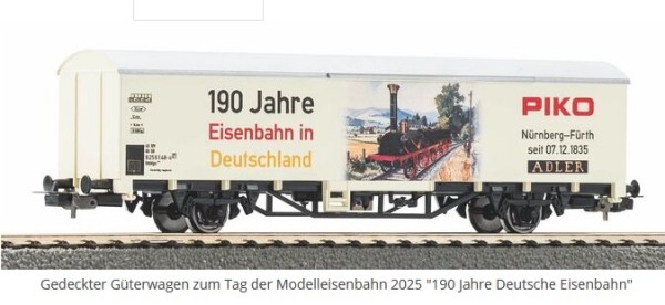 Sonderwagen 190 Jahre Eisenbahn