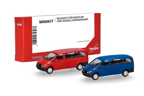MiKi MB Vito Bus 2003 rot/blau