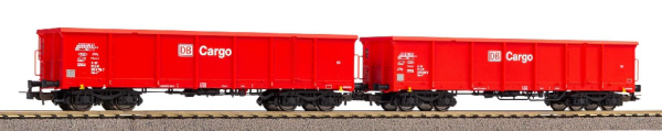 2er Set offene Güterwagen Eaos DB AG