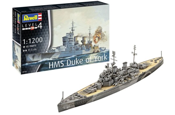 1:1200-Battleship HMS Duke of York