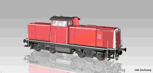AC-Sound Diesellok BR213 orientrot DB AG