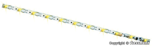 H0-Waggon-Innenbeleuchtung, 11 LEDs gelb